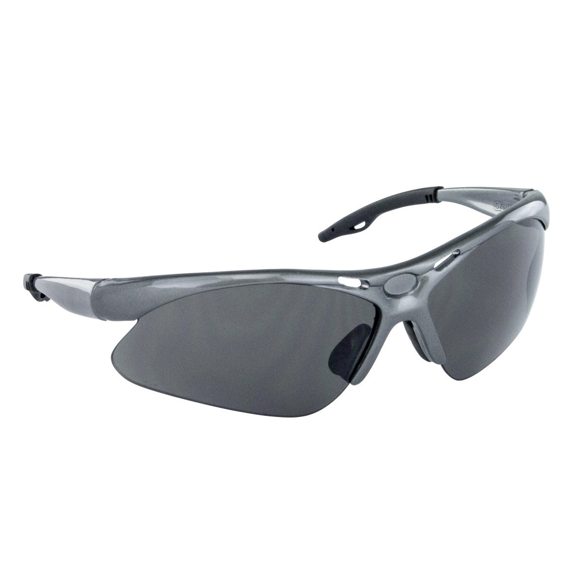 GLASSES SILVER FRAME GRAY LENS DIAMONDBACK