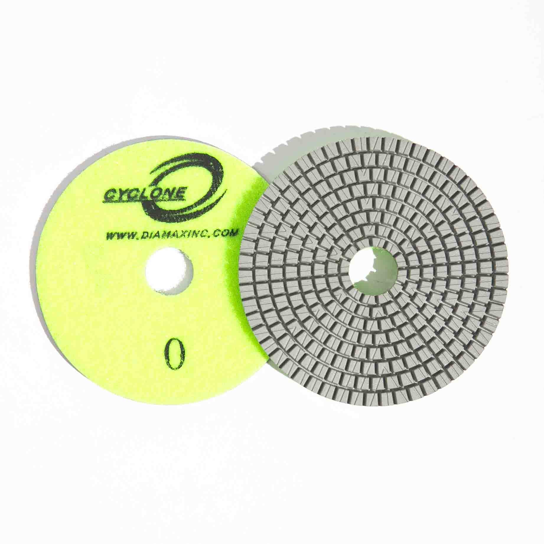 4IN CYCLONE ES WHITE RESIN 3-STEP PAD