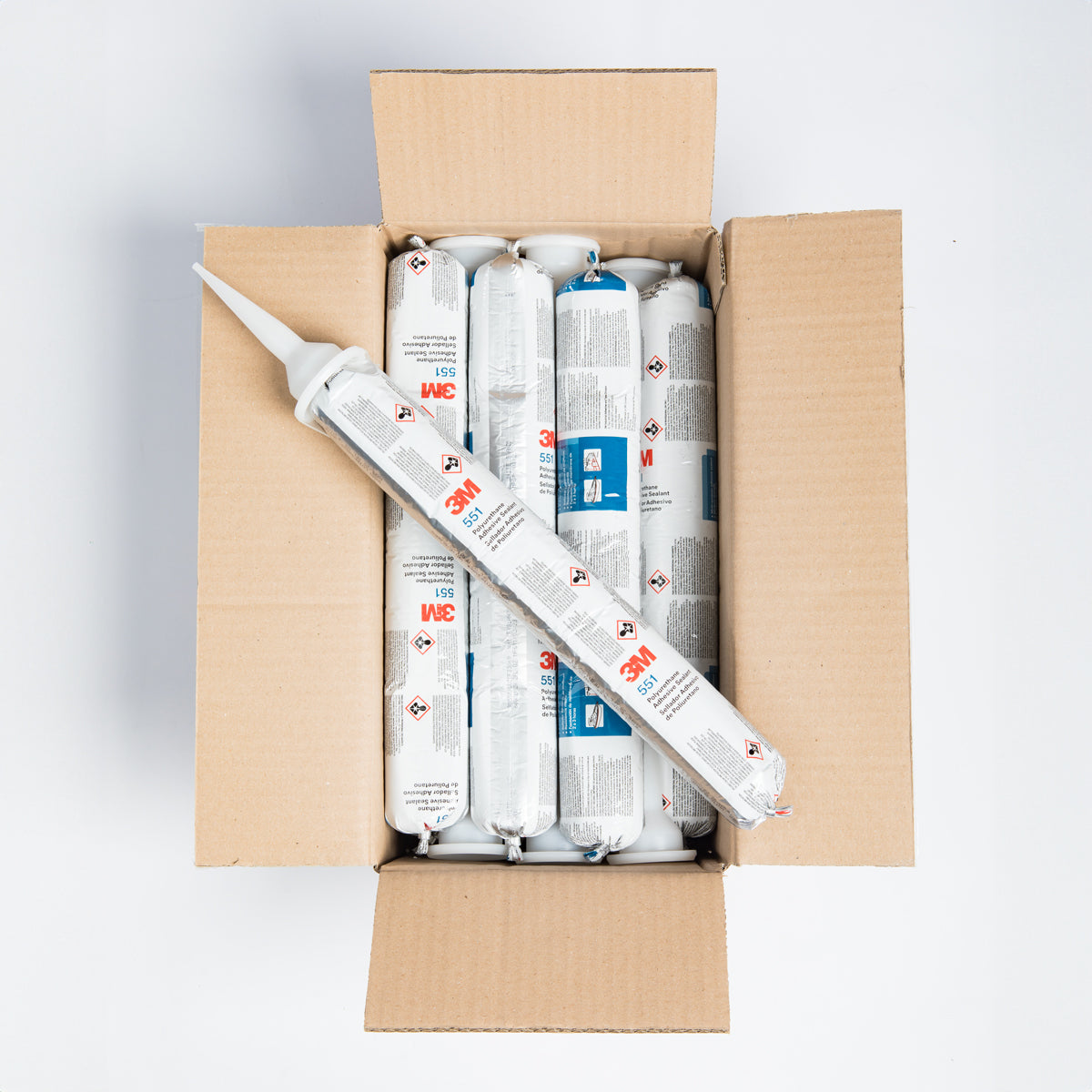 (12-Pack) 3M Polyurethane Sausage Adhesive