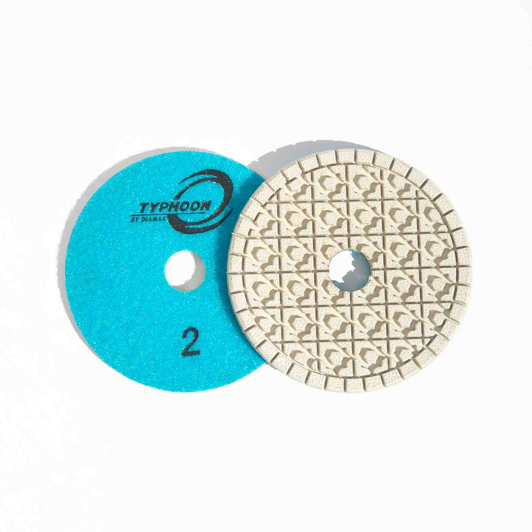 DISC 4 INCH TYPHOON WHITE RESIN