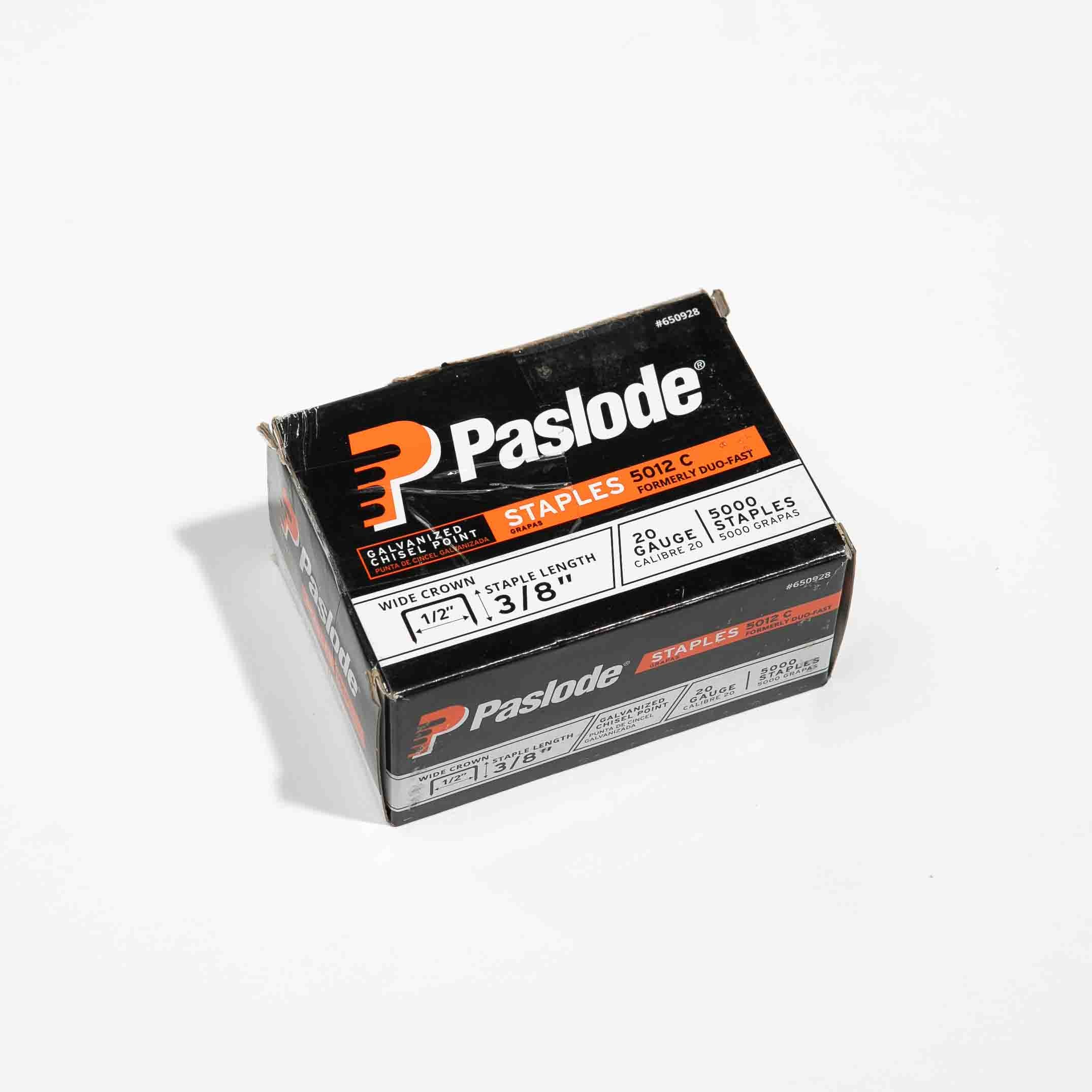 STAPLES 3/8IN DUO-FAST 5012C