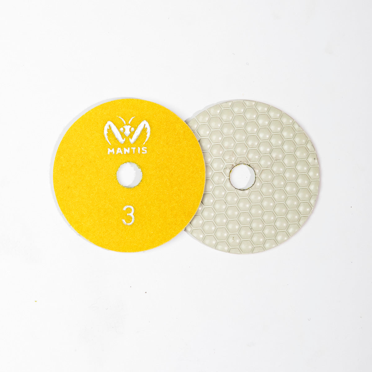 4-INCH MANTIS DRY 3-STEP HYBRID POLISHING PADS