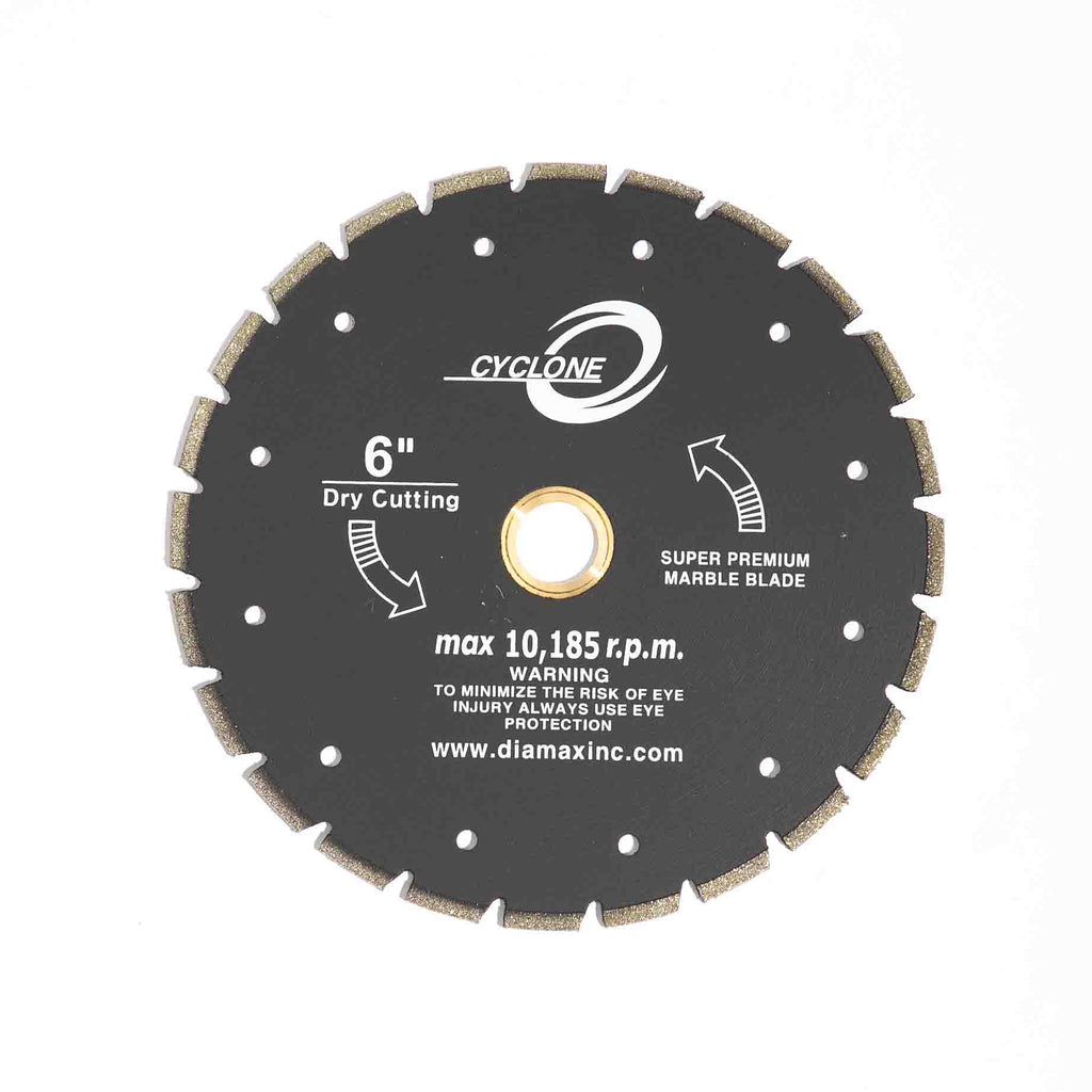 BLADE 6IN MARBLE ELECTROPLATED CYCLONE