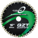 Diamax Cyclone QZT Quartzite Blade – 16 in., 20 mm Segment
