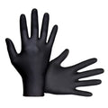 GLOVES NITRILE P/F BLACK RAVEN LARGE
