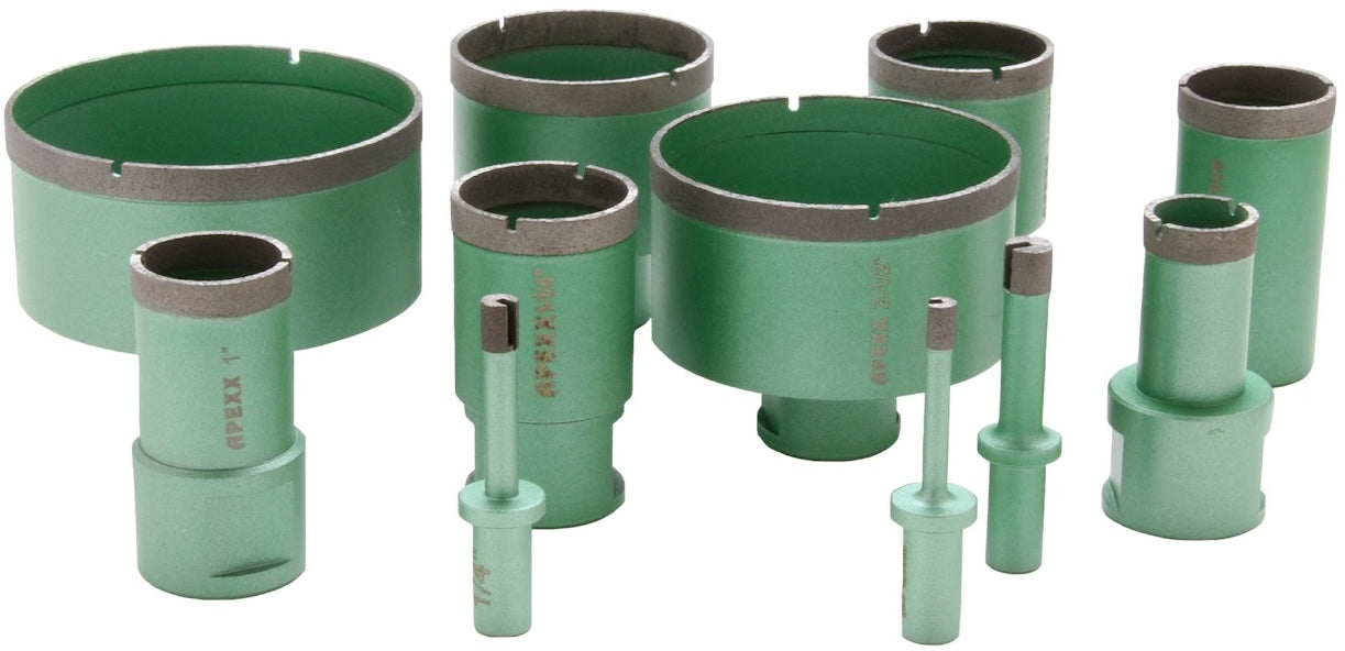 APEXX Green Thin-Wall Core Bit