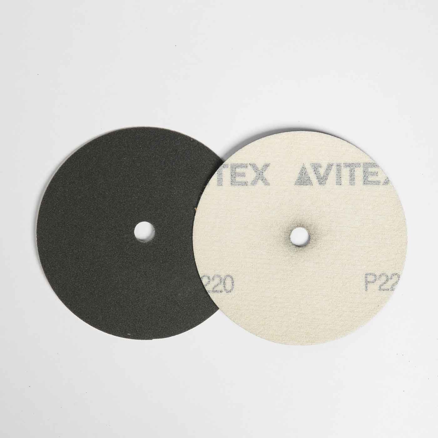 SANDPAPER DISC 4 X 3/8 220 GRIT VELCRO S/C CP501K