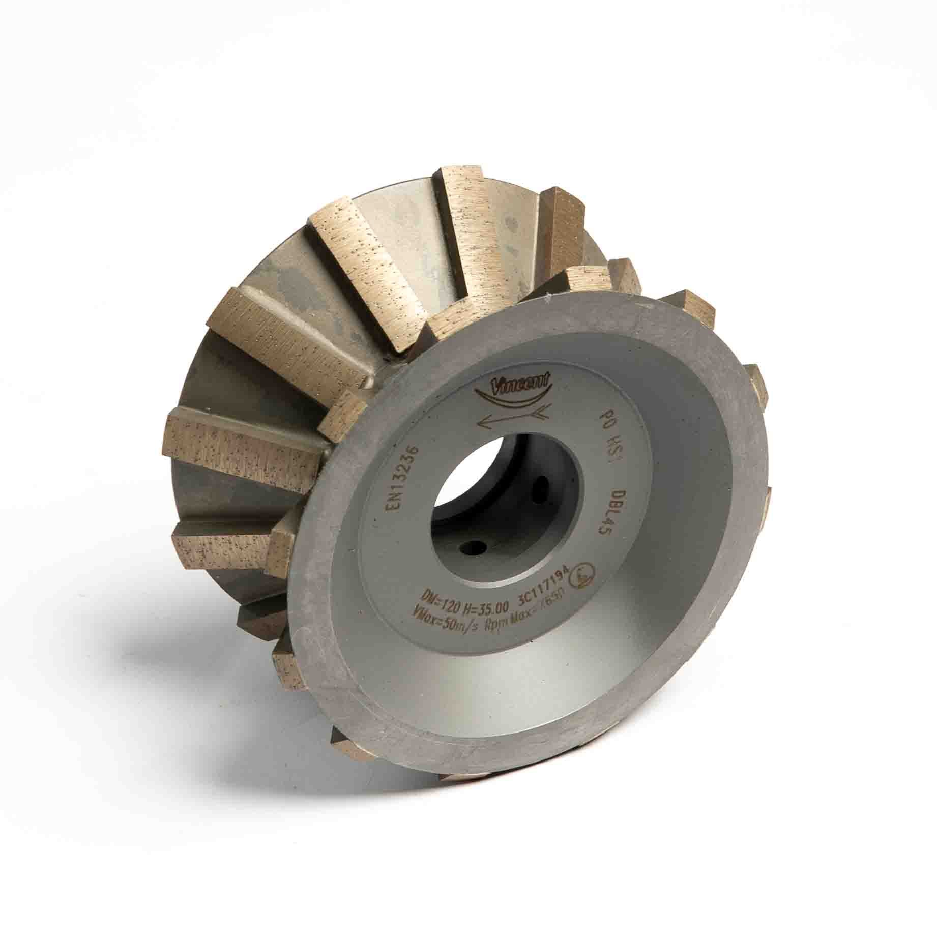CNC DOUBLE 45 SEGMENTED BREAKER BIT