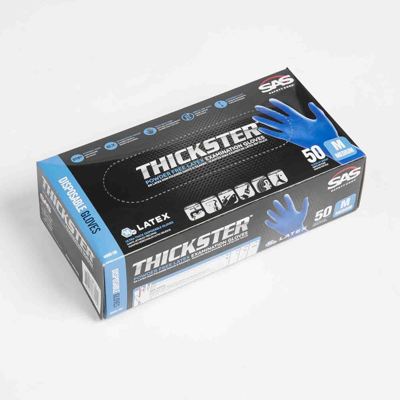 GLOVES THICKSTER MEDIUM 14MIL