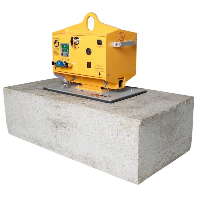 Aardwolf Vacuum Block Lifter AVBL1000 – 2,204 lb Battery Grip for Stone