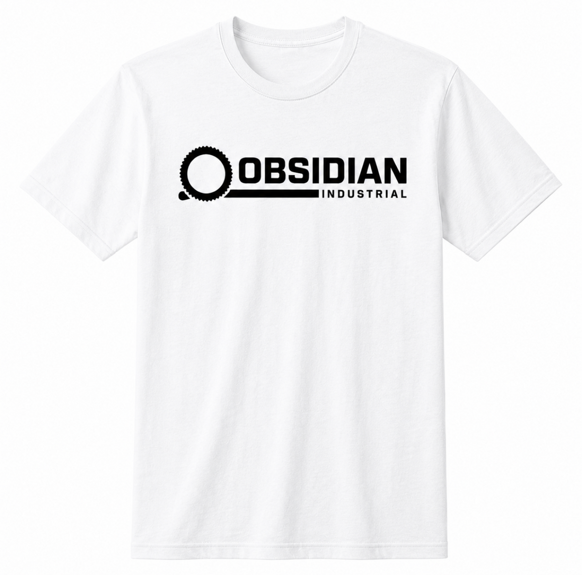 🎁 Obsidian Industrial OG Tee – Men's Classic Crew, White (100% off)