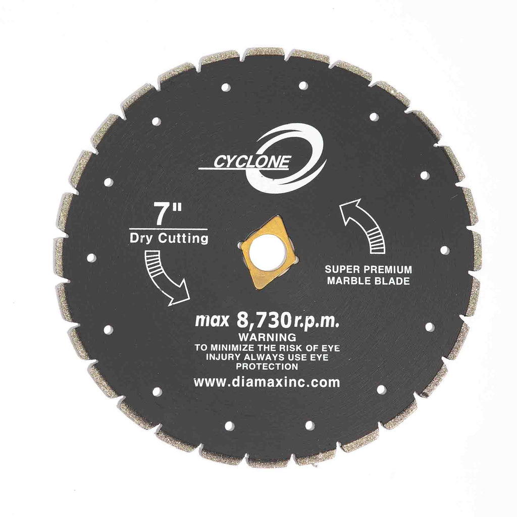 BLADE 7IN MARBLE ELECTROPLATED CYCLONE