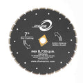 BLADE 7IN MARBLE ELECTROPLATED CYCLONE
