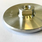 Inland Diamond Backer Pad – 4 in., Aluminum, Ogee Profile, Rounded Convex Edge