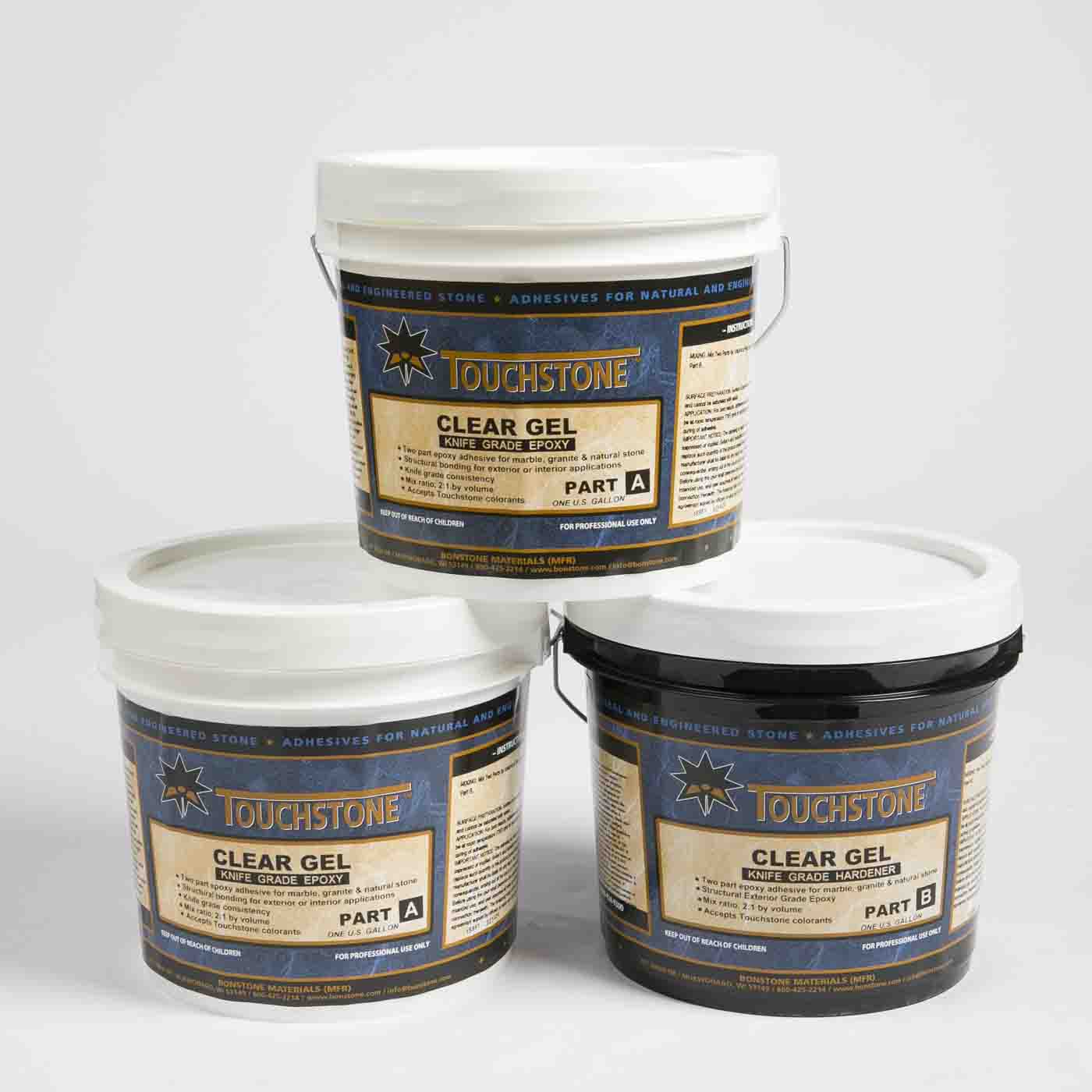 EPOXY CLEAR GEL 3 ONE GAL TUBS
