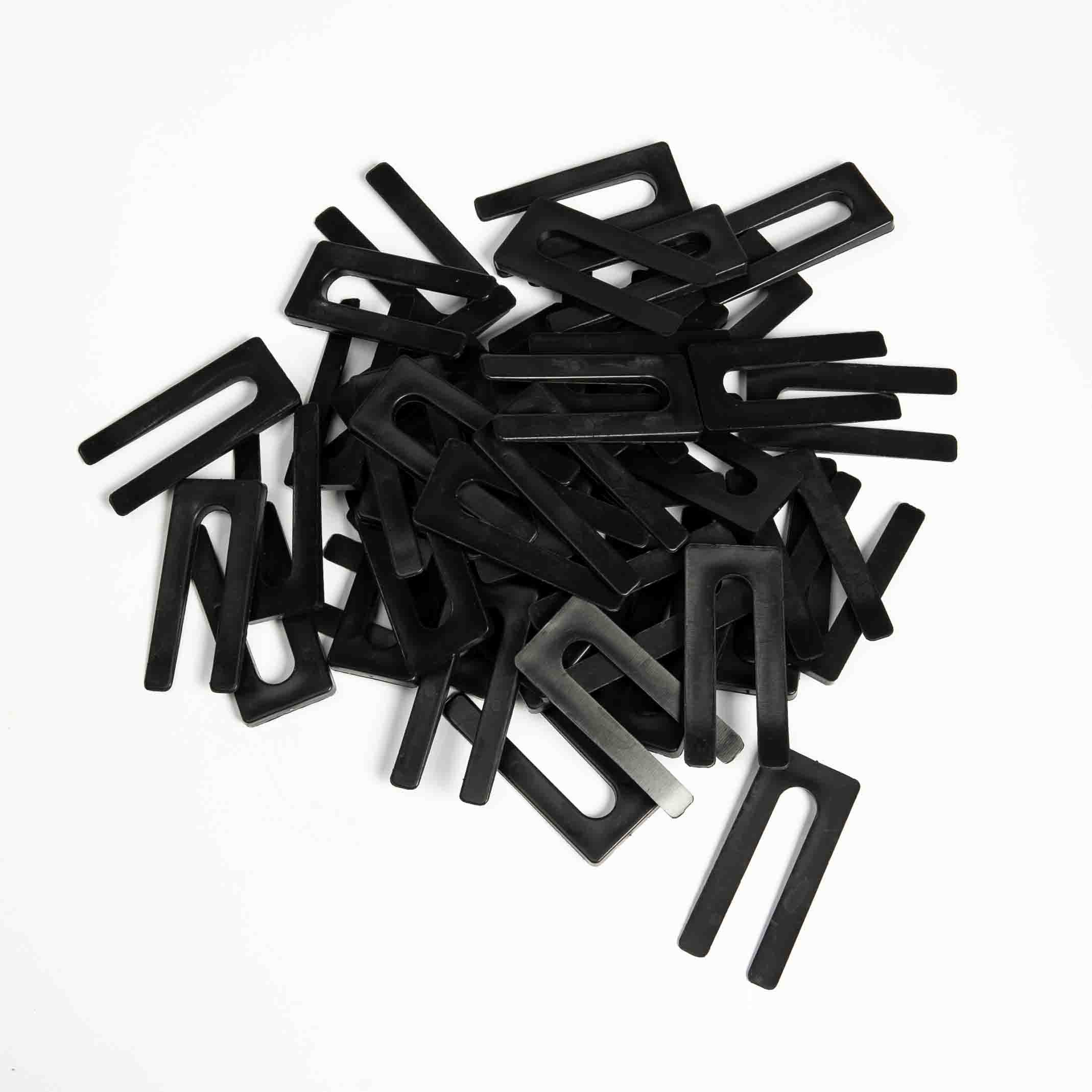 WEDGE BLACK 1/32-1/4 THICK 1-1/2X3-3/8