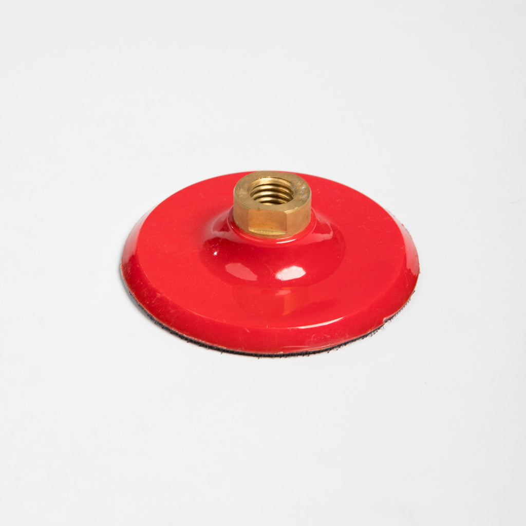 CYCLONE BACKER PAD 4 INCH RIGID RED PLASTIC