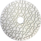 Diamax Wet Polishing Pad – 4 in., 3 Step, Geo Pattern