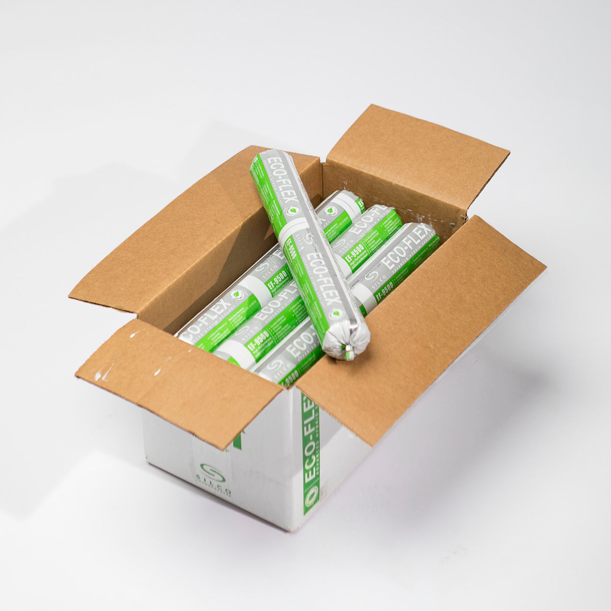 1 CASE OF SILCO ECO-FLEX 9500 WHITE SAUSAGE 20oz