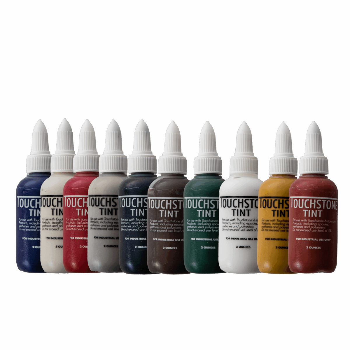 Bonstone Materials Touchstone Colorants Liquid Tint Kit – 10 Colors, 2 oz Bottles