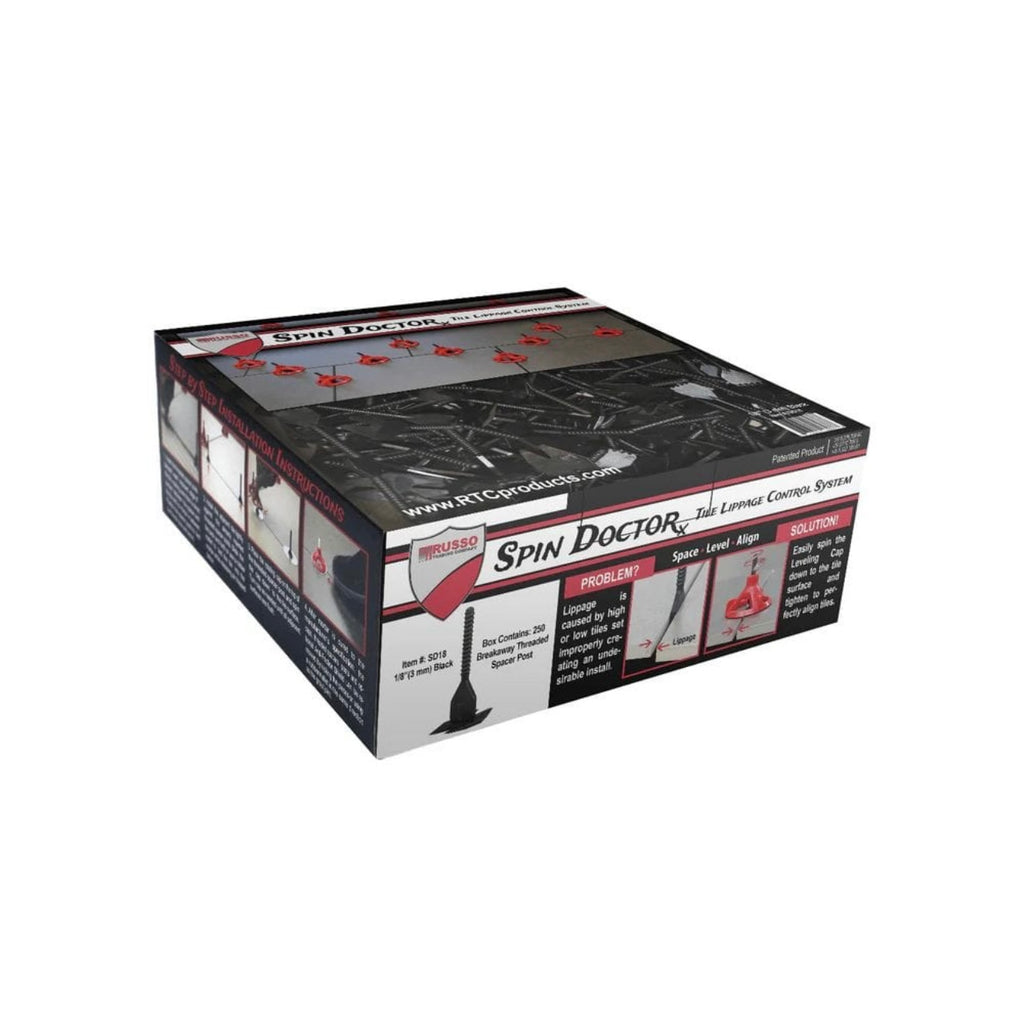 250 Piece Box Of  1/8" Spin Doctor Leveling System Posts
