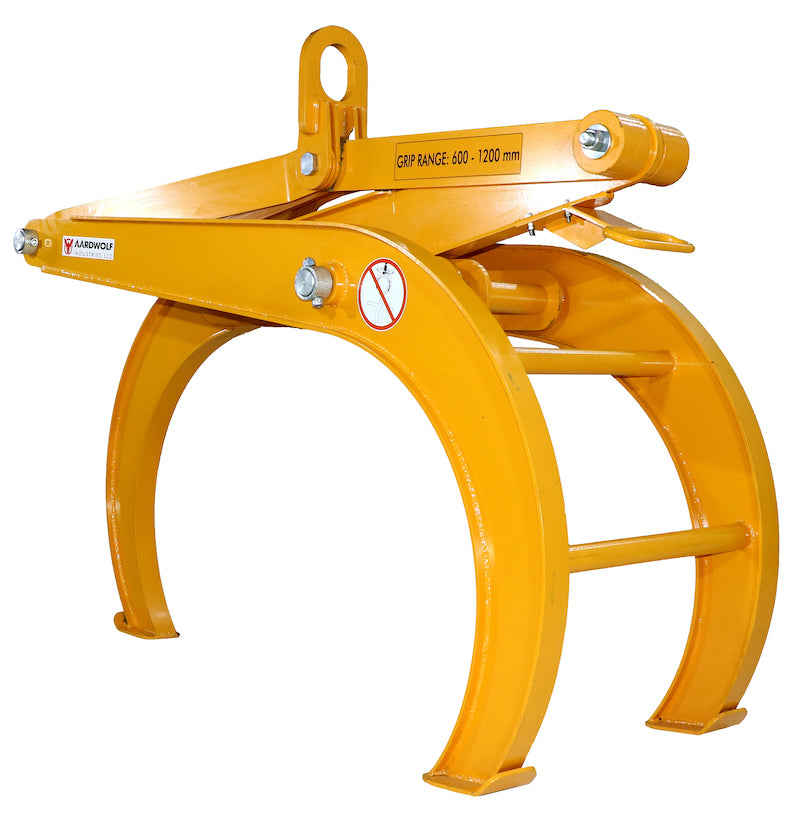 Aardwolf Rock Lifter Grapple ARL-1200 – Opens 23.6 in. to 47.2 in. for Large Boulders