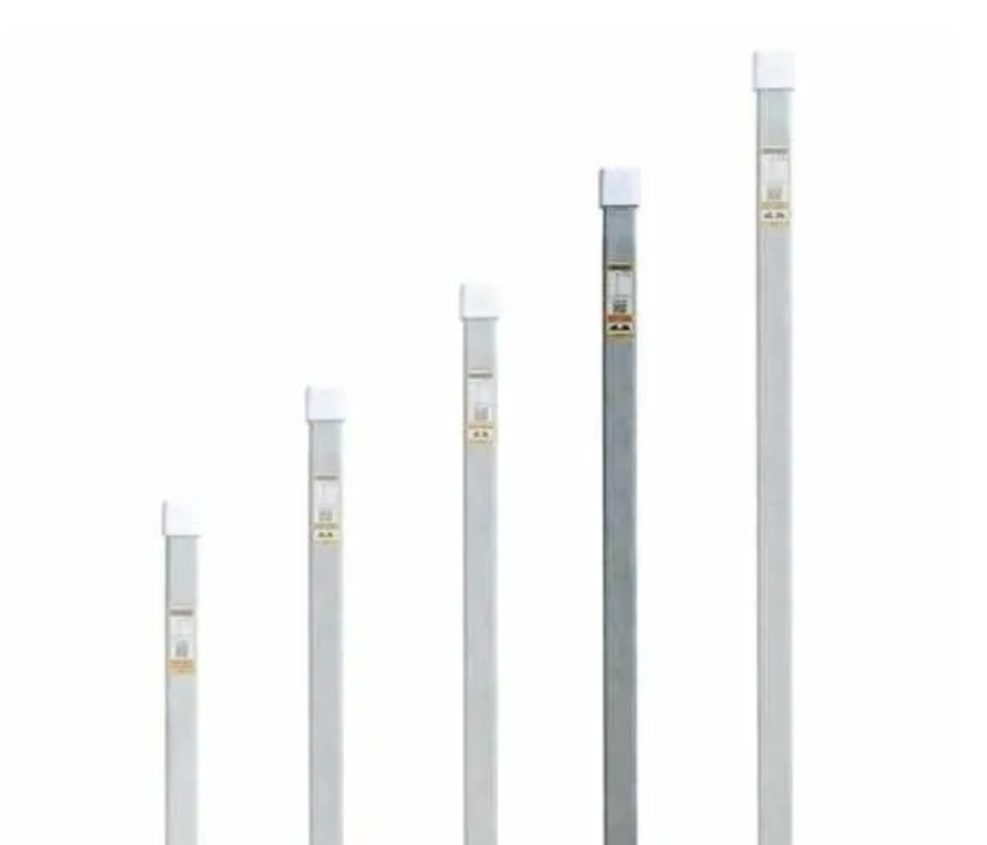 Aardwolf Slab Rack Post – 2 in. x 2 in. Steel, 55-1/8 in. High with Rubber Cap
