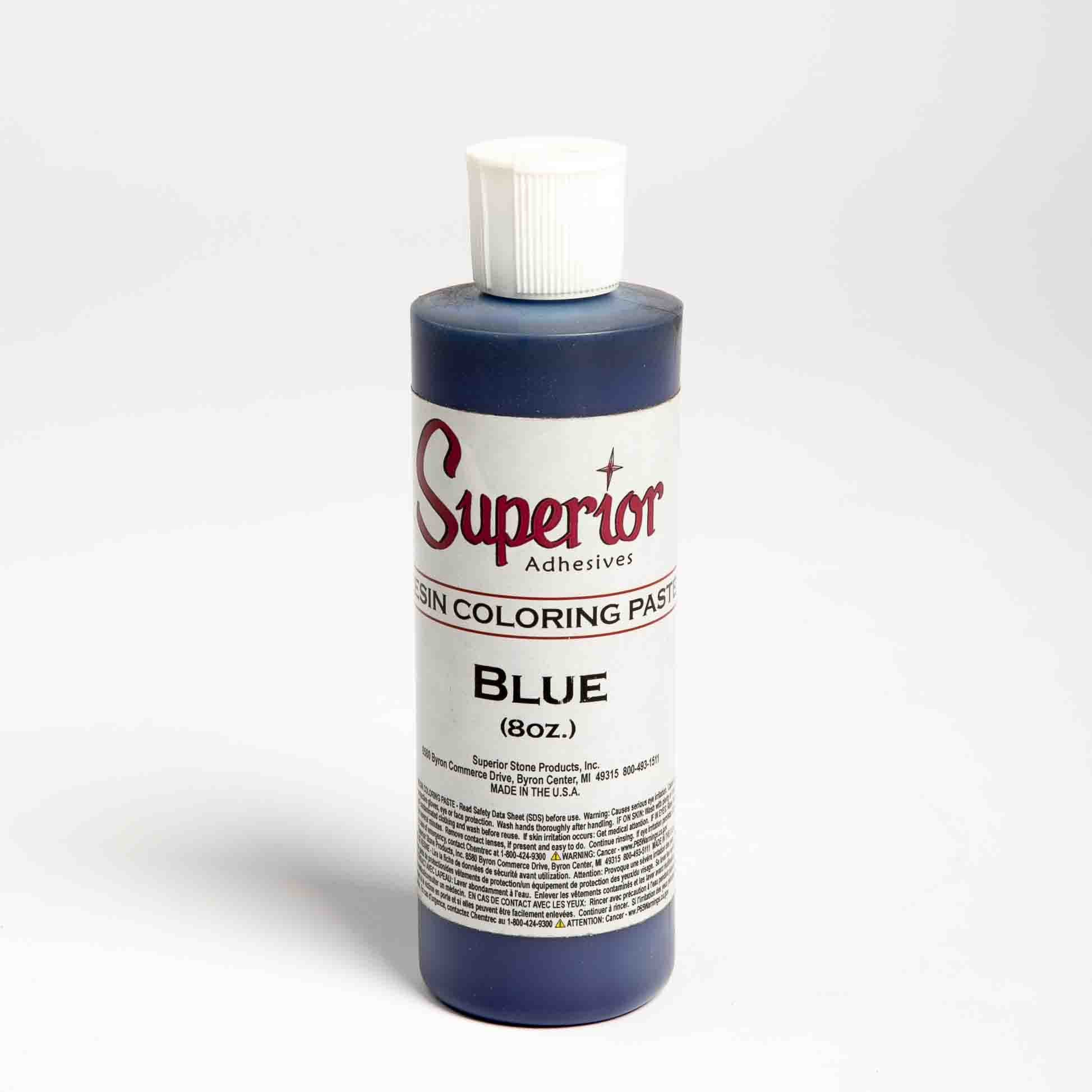 COLORING PASTE 8 OZ BLUE SUPERIOR