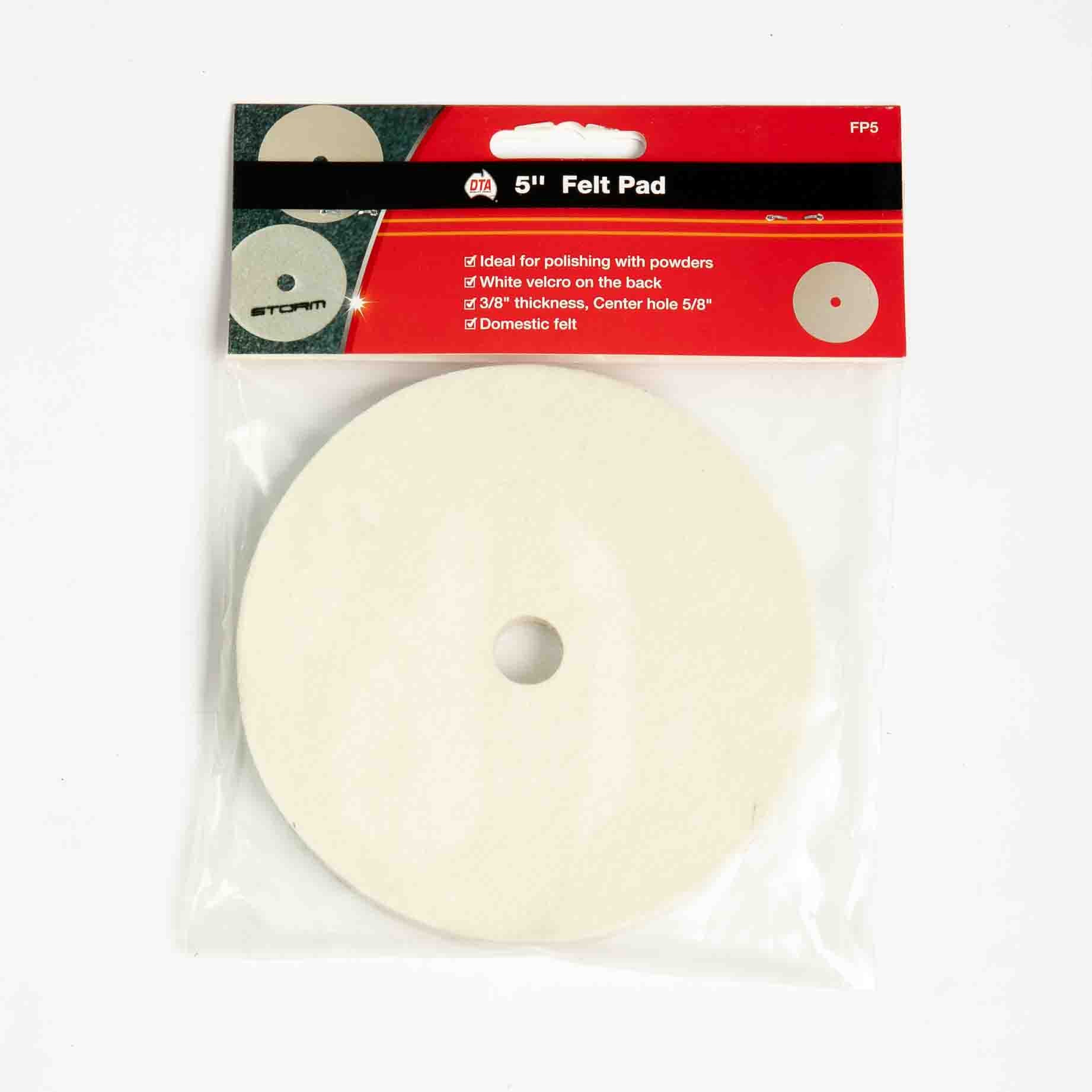 WHL FELT 5 INCH VELCRO