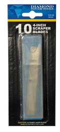 4-INCH SCRAPER BLADES - 10 Pack