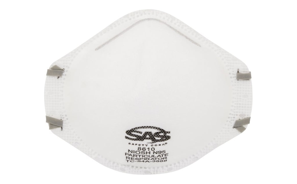 RESPIRATOR N95 8610 SAS DISPOSABLE