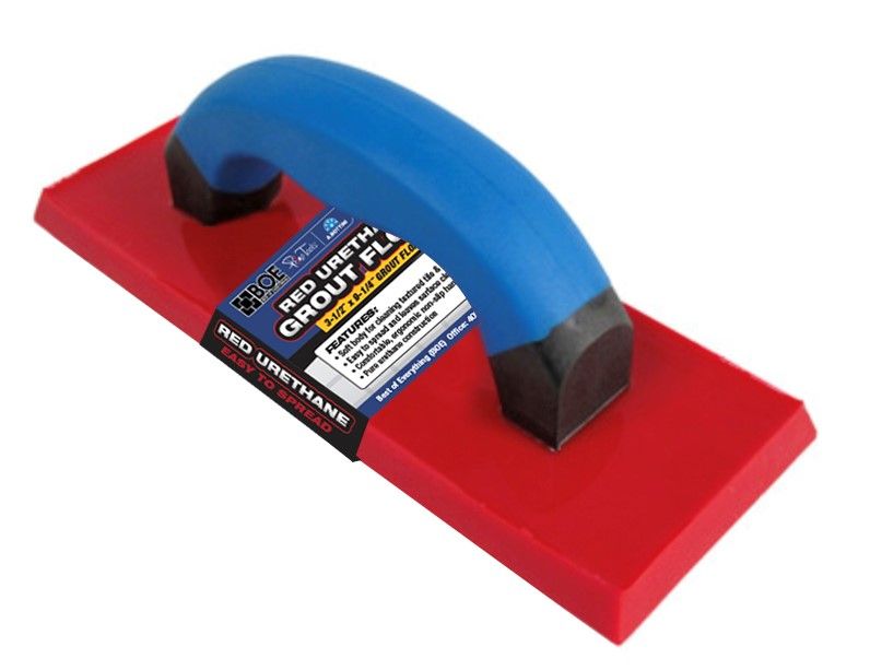 Red Urethane Grout Float - 3-1/2" x 9-1/4"