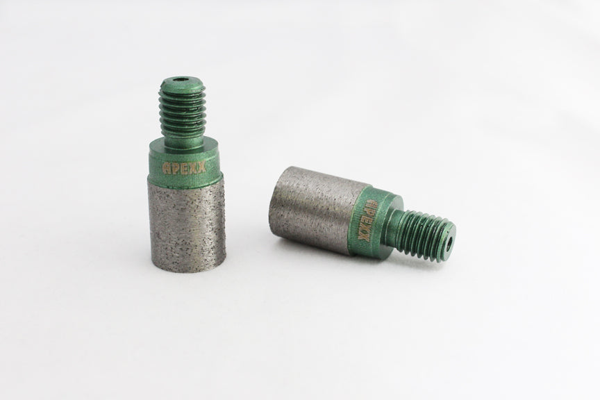 APEXX GREEN REVERSE-THREAD INCREMENTAL BIT FOR GRANITE & QUARTZ