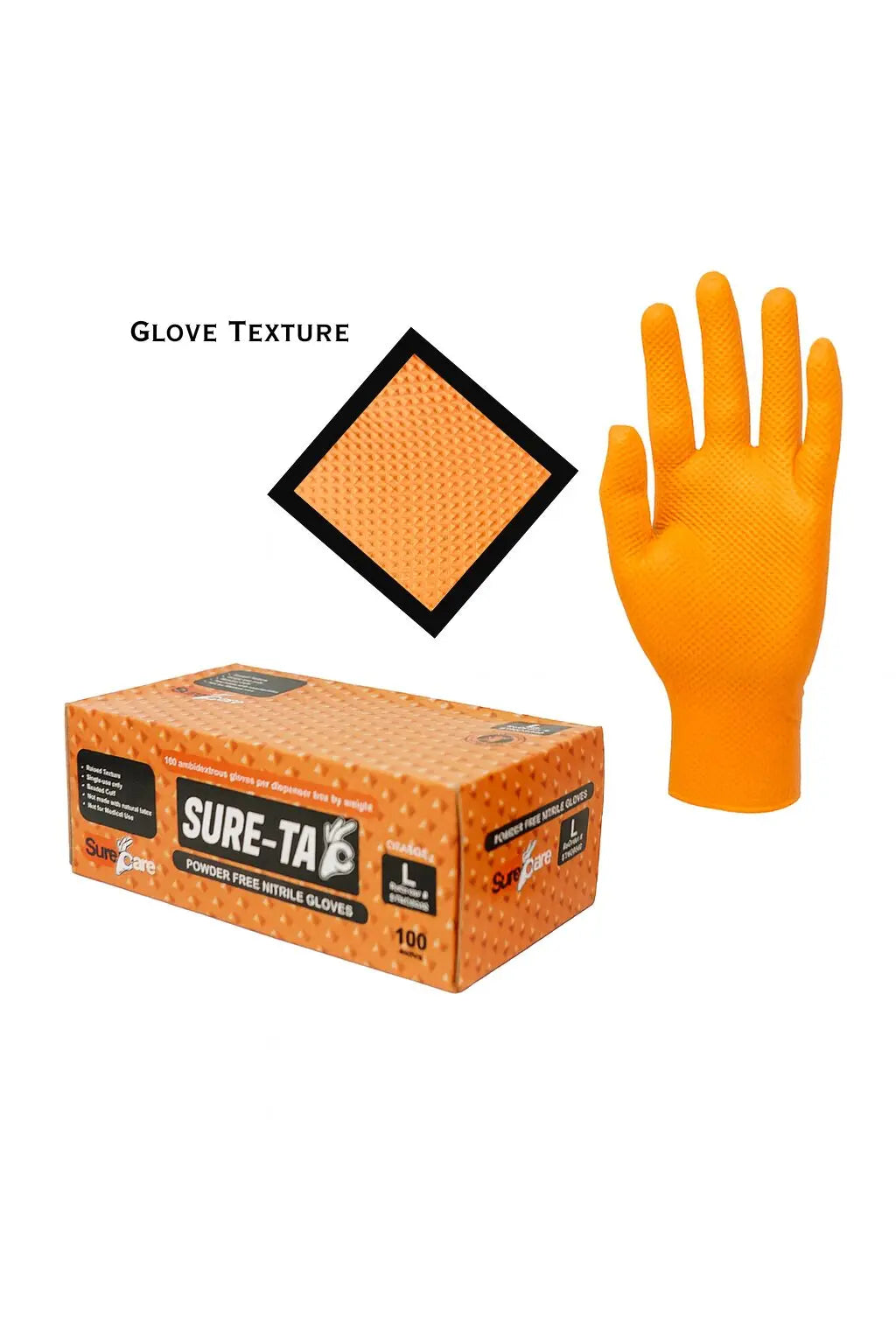 GLOVES SURE-TAC X-LARGE 100/BOX