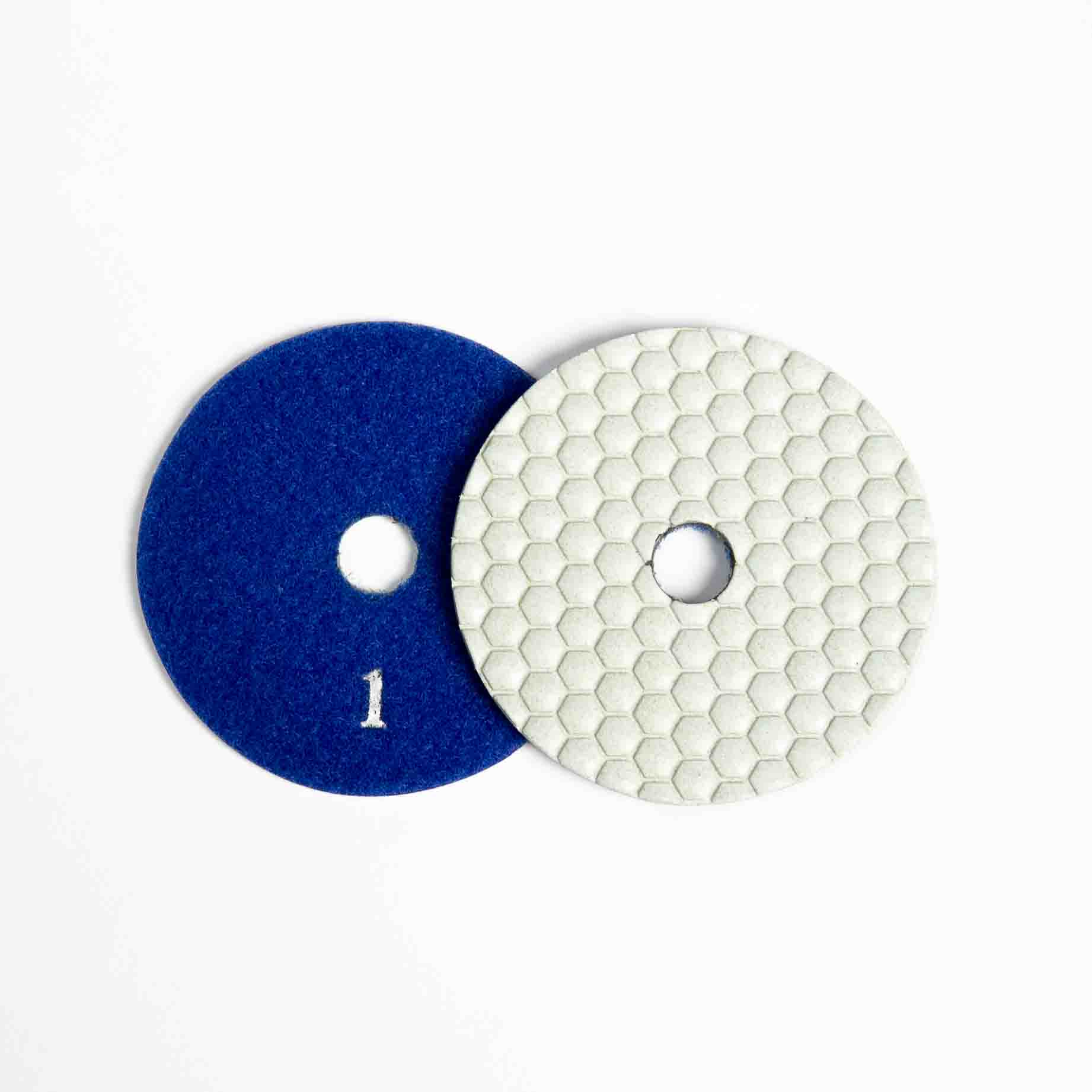 DISC 4 INCH STEP 1 DRY HONEYCOMB WHITE