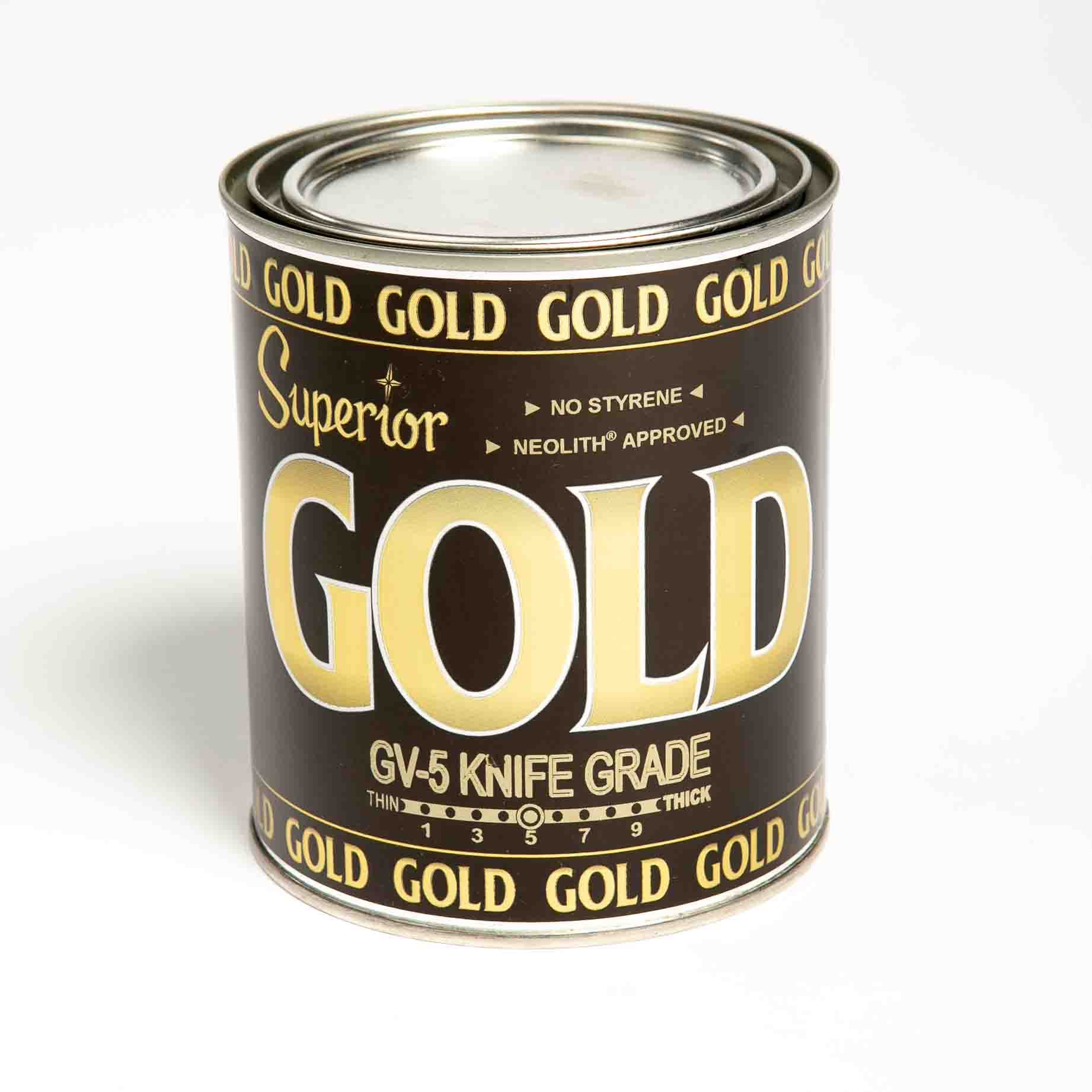 ACRYLIC QUART GOLD KNIFE GRADE SUPERIOR