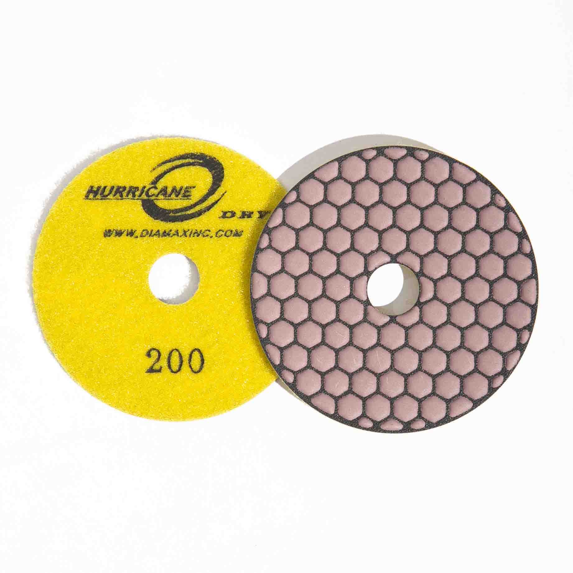 4 INCH HURRICANE DRY POLISHING PAD