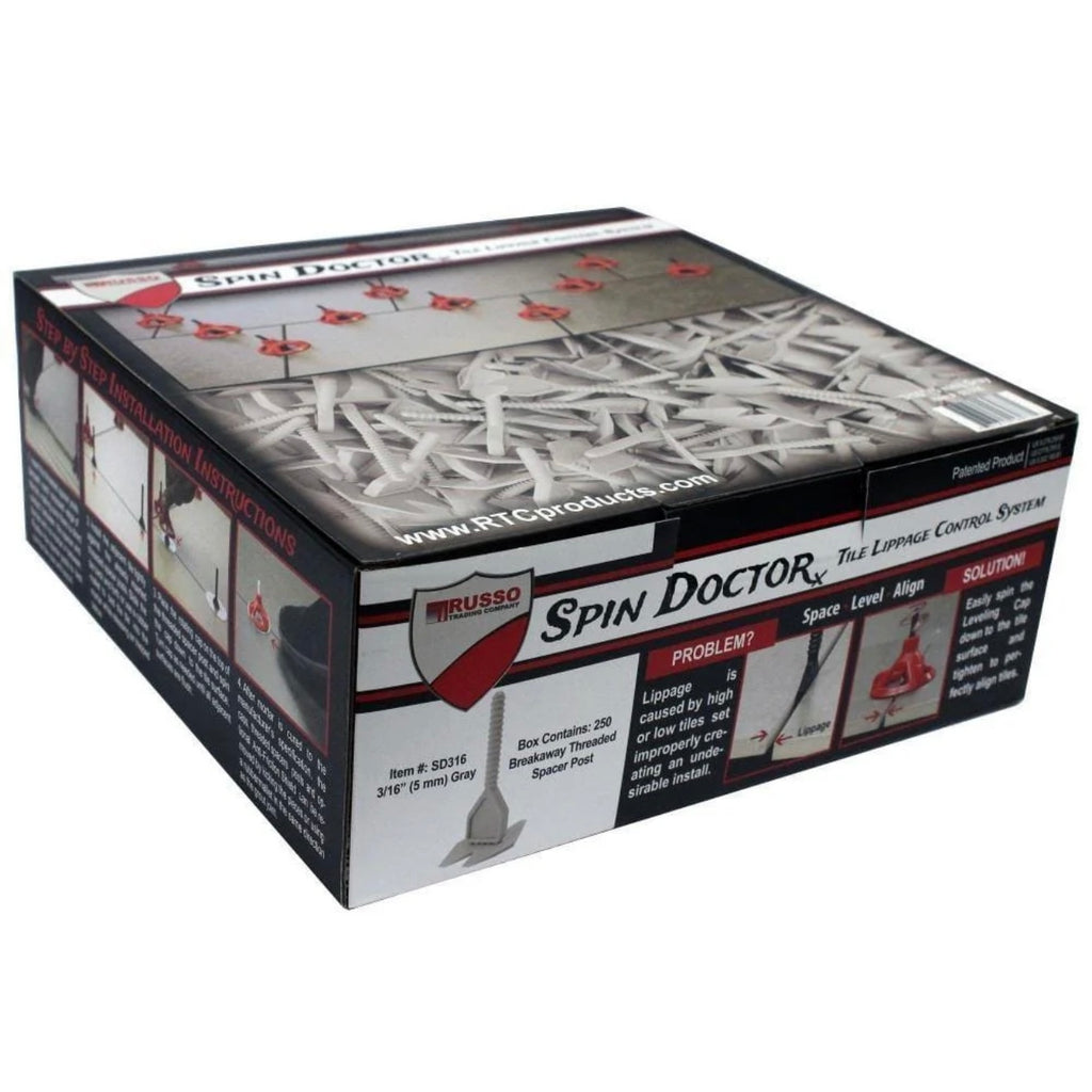 Russo Trading Company Spin Doctor Tile Leveling System 3/16" Base