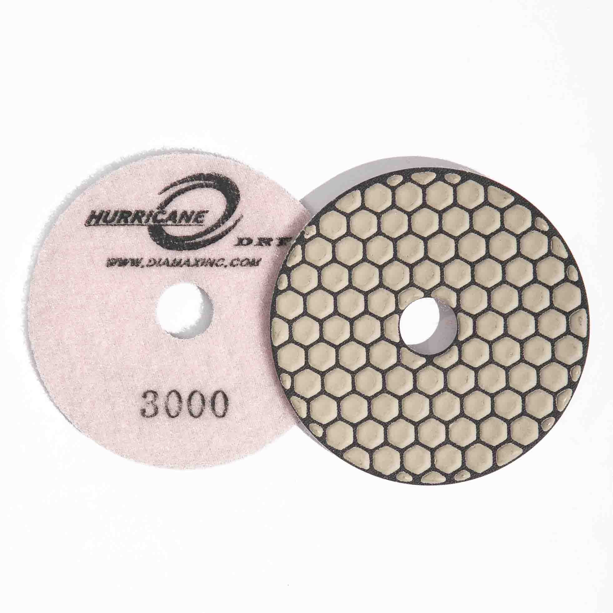 4 INCH HURRICANE DRY POLISHING PAD