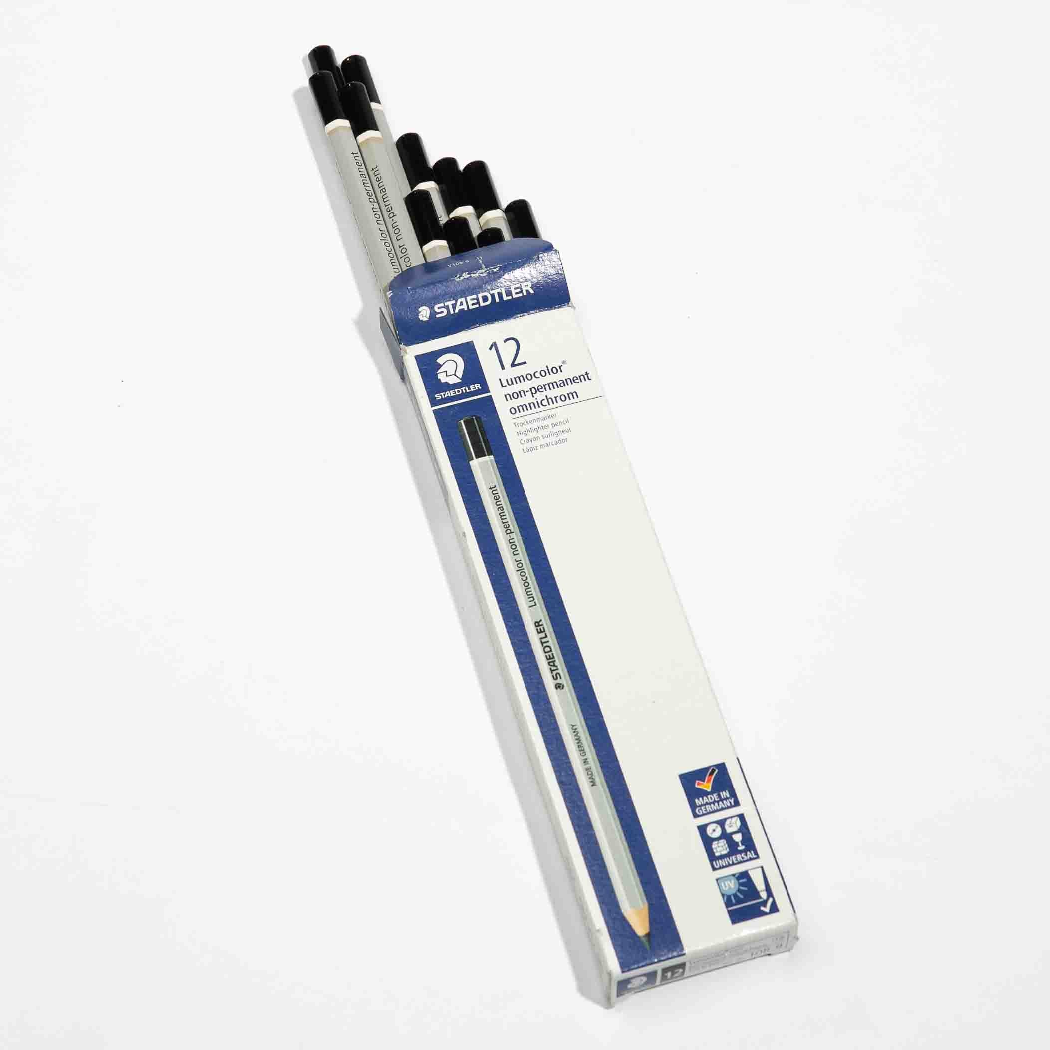 MARKERS BLACK WATER 12/PK