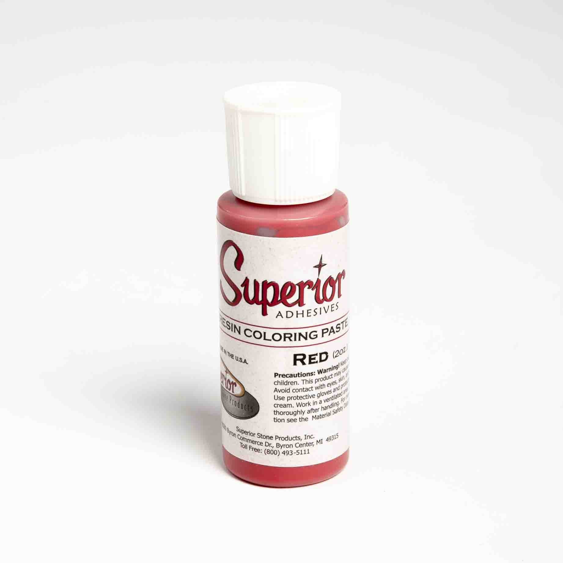 COLORING PASTE 2 OZ RED SUPERIOR 10