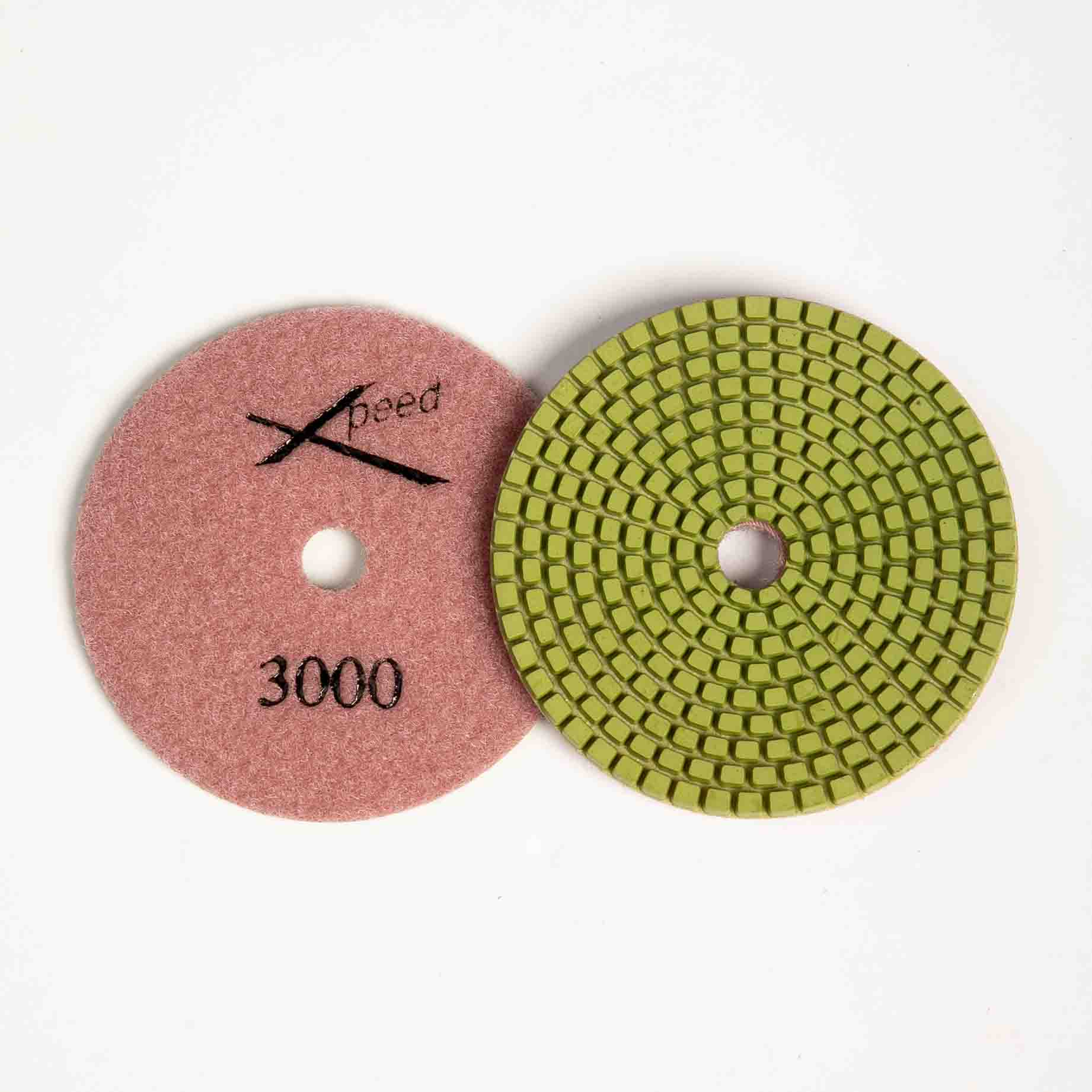 DISC 4 INCH VELCRO WET POLISH