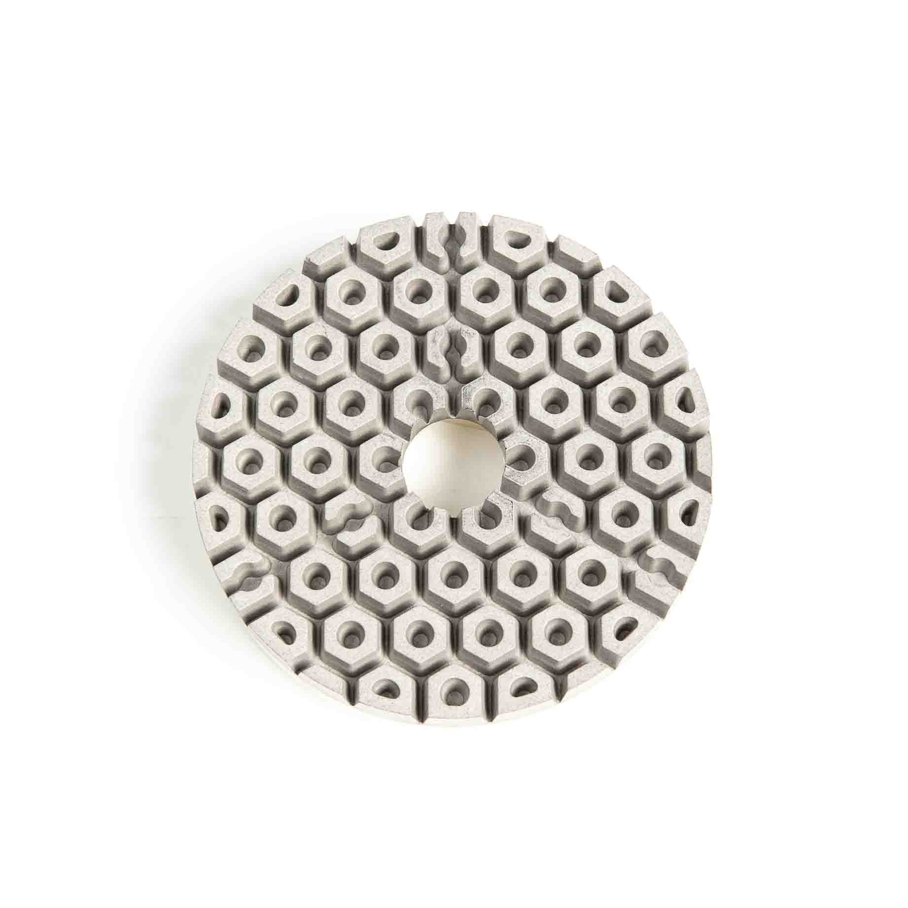 4IN CYCLONE WHITE RESIN STRAIGHT EDGE 100 GRIT