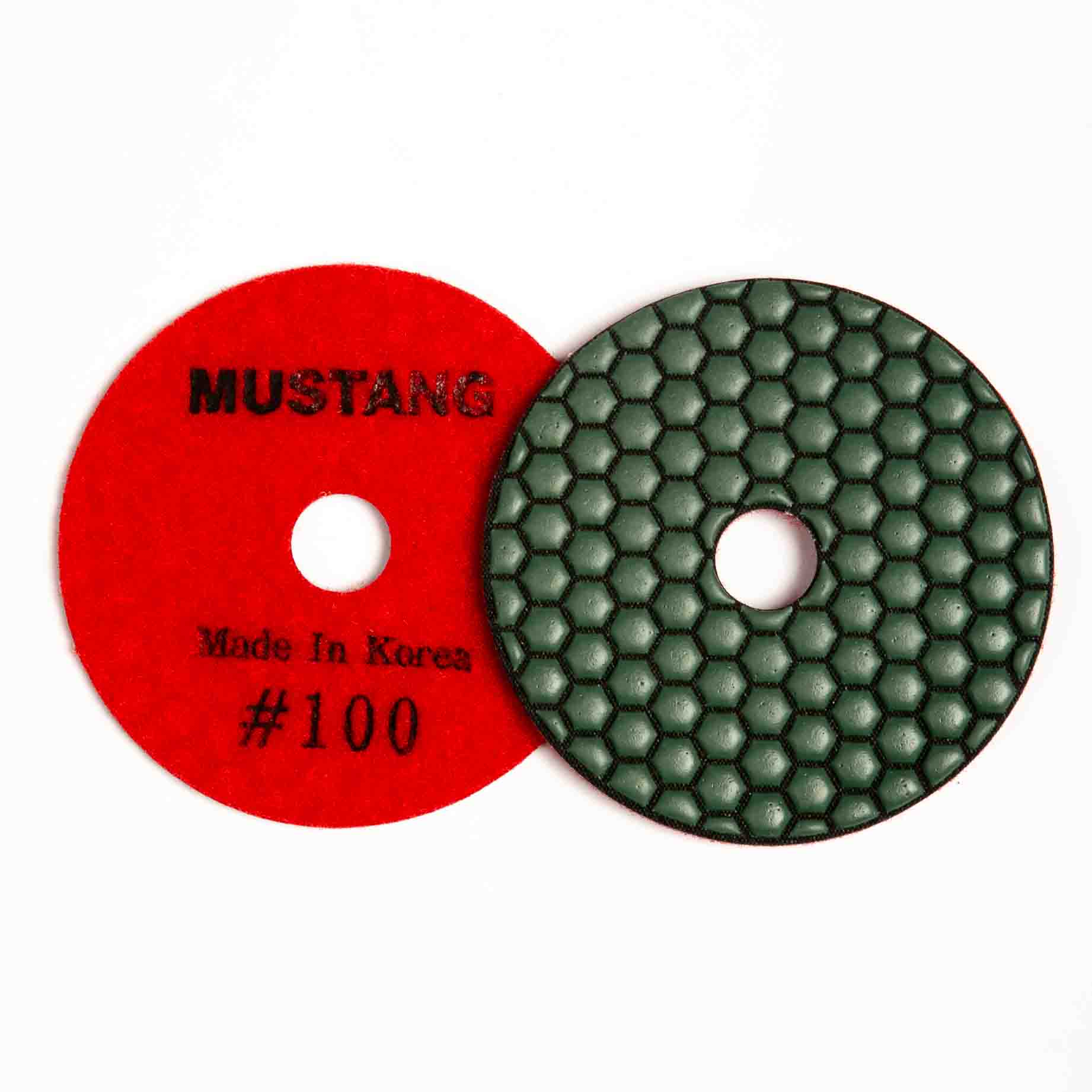 MUSTANG DRY/WET PAD 4IN X