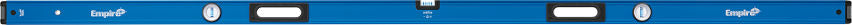 Empire True Blue Box Level E75.96, 96 in. non-magnetic aluminum box level with three vials