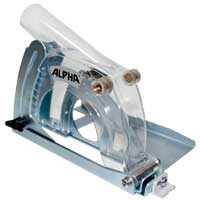 Alpha Ecoguard W Series dust collection cover, 6 in. clear polycarbonate grinder shroud