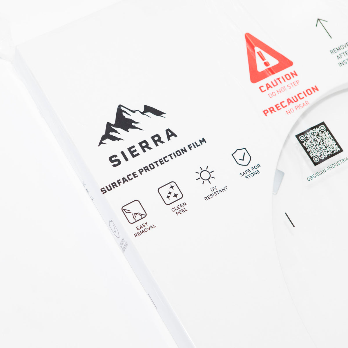 SIERRA surface protection film, clear, 25.5 in. x 600 ft.