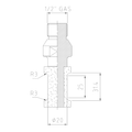 Vincent T30 R3 CNC Profile Wheel – Position 2 Medium, 1/2 Gas Fitting, 28 mm Diameter