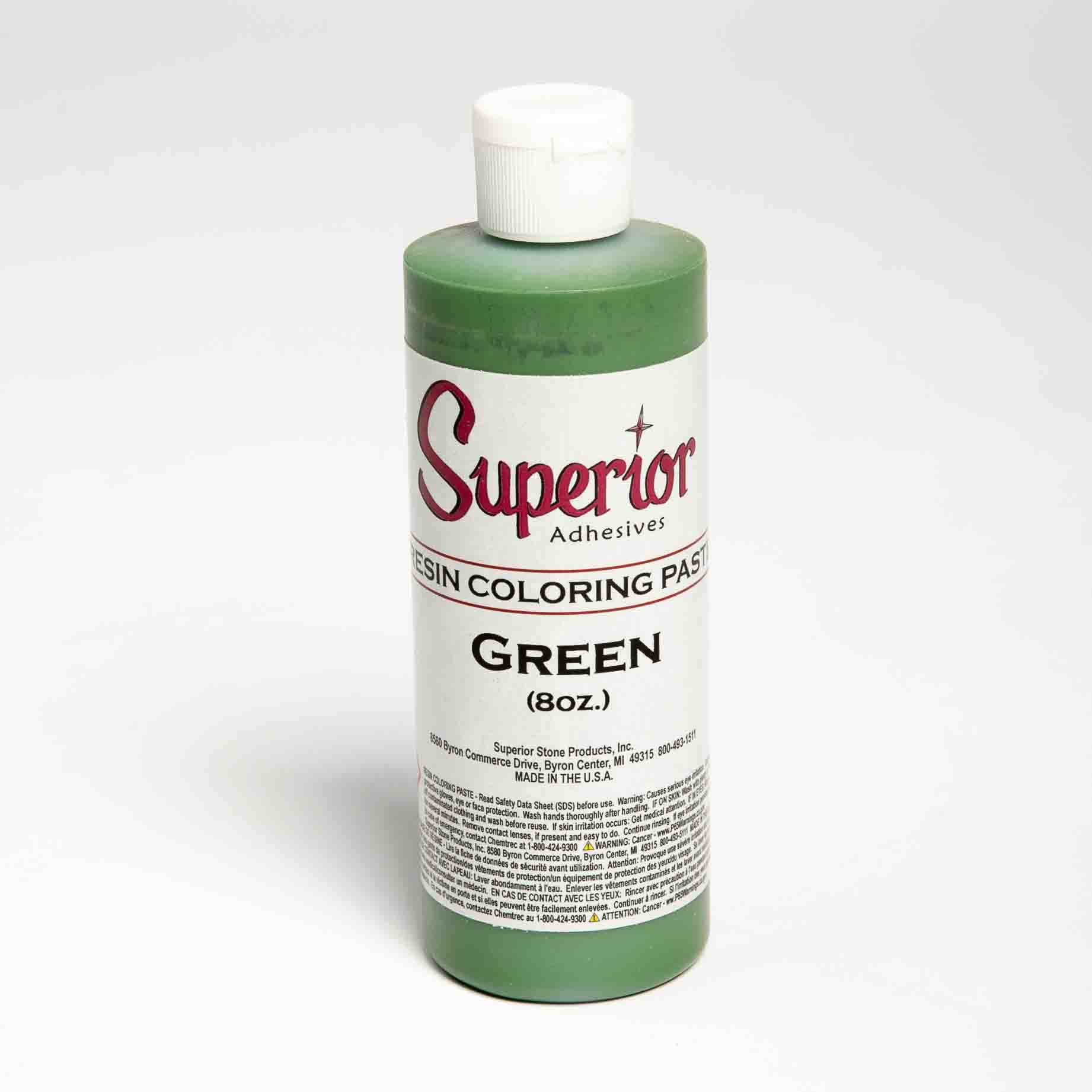 COLORING PASTE 8 OZ GREEN SUPERIOR
