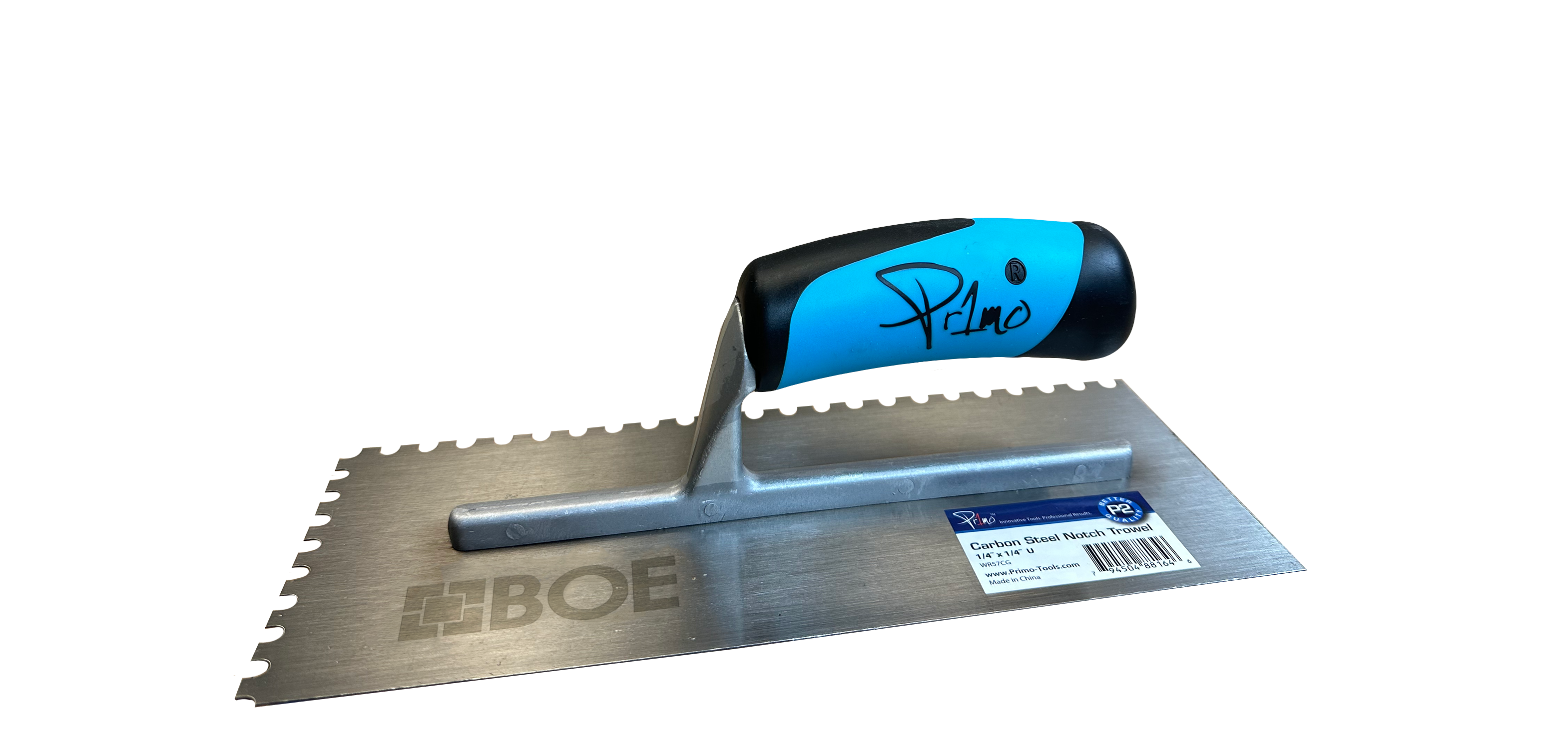 Primo Square Notch Trowel - 1/4" x 1/4" x 1/4"